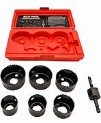 Image result for steel hole saws kits