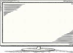 Image result for TV Flat Screen with People Drawing