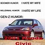 Image result for Honda Civic Meme