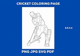 Image result for Cricket Coloring Sheet