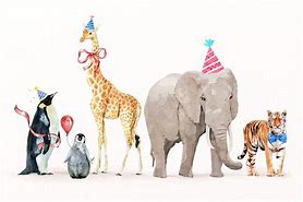 Image result for Zoo Animal Birthday Party Clip Art