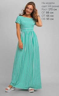 Image result for Long Striped Dress