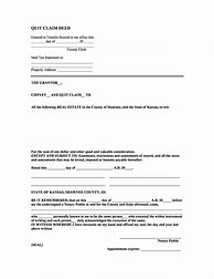 Image result for Blank Quit Deed