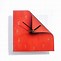 Image result for Red Modern Wall Clock