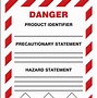 Image result for OSHA Spray Bottle Labels