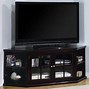 Image result for Corner TV Stand with Glass Doors