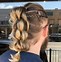 Image result for Half Ponytail Men