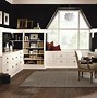 Image result for Home Office White and Black Desk
