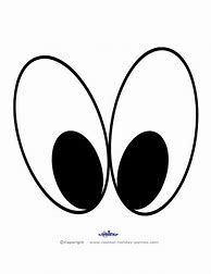 Image result for Oval Cartoon Eye Stencil