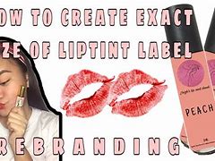 Image result for Lip Tint Label