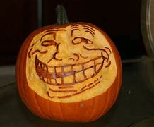 Image result for Pumpking Troll Face