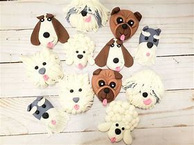 Image result for Dog Cupcake Toppers
