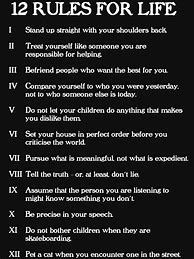 Image result for 12 Rules for Life