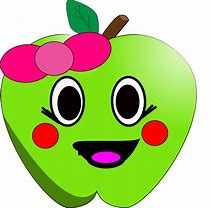 Image result for Green Apple Happy Face