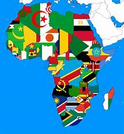 Image result for africa map with flags