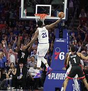 Image result for Joel Embiid Dunk