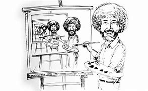 Image result for Bob Ross Blank Canvas