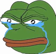 Image result for Pepe the Frog Transparent Sad