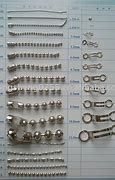 Image result for Steel Chain Sizes Chart