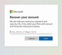 Image result for Microsoft Account Forgot Password Reset