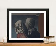 Image result for Rene Magritte the Lovers