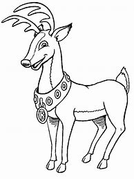 Image result for Reindeer Print Out