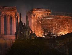 Image result for Notre Dame Fire Art