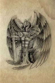 Image result for Warrior Angel Outline