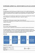 Image result for Supplier Approval and Monitoring