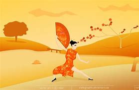 Image result for Tai Chi Colorful Fans Clip Art