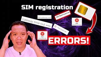 Image result for Sim Card Registration Failed
