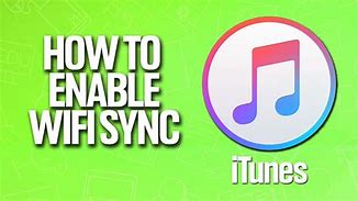 Image result for iTunes Sync Over Wi-Fi