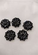 Image result for Large Black Rhinestone Buttons