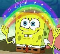 Image result for Imagination Spongebob Rainbow Meme