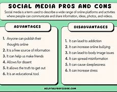 Image result for Pros and Cons of Social Media for Kids