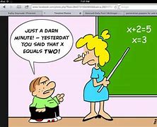 Image result for Funny Algebra Cartoon