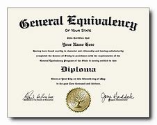 Image result for Louisiana GED Certificate Template
