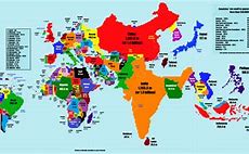 Image result for World Geography Map