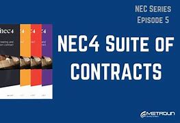 Image result for NEC-4 Contract Types