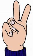 Image result for Two Fingers Clip Art