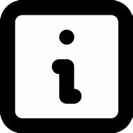 Image result for Info Icon Square