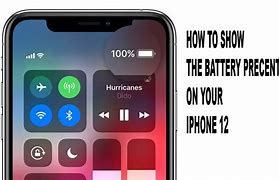 Image result for Battery Percentage Display On iPhone 12