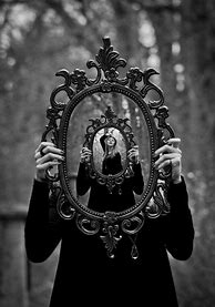 Image result for Girl Creepy Mirror Reflection