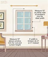 Image result for Bedroom Curtain Length