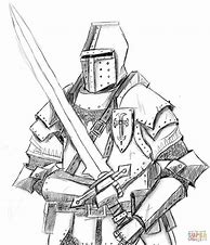 Image result for Knight Art Pencil