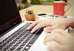 Image result for Hand Typing On Laptop Side View