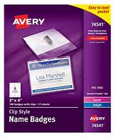 Image result for 3X4 ID Badge with Lanyard and Clip