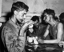 Image result for WW2 Soldiers Eating