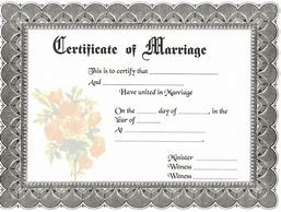Image result for Fake Marriage License