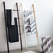 Image result for Bathroom Towel Ladder Rack